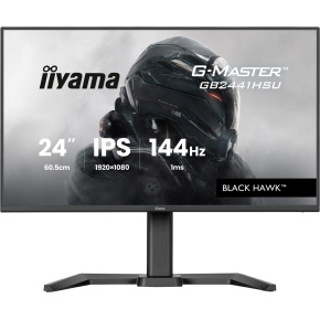 iiyama G-Master/GB2441HSU-B1/23,8"/IPS/FHD/144Hz/1ms/Čierna/3R