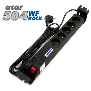 19" napája.pan.Acar 504WF 5x230V-5m black+prep.ochr