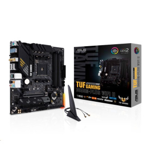 ASUS MB Sc AM4 TUF GAMING B550M-PLUS WIFI II, AMD B550, 4xDDR4, 1xDP, 1xHDMI, WI-FI, mATX ASUS MB Sc AM4 TUF GAMING B550M-PLUS WIFI II, AMD B550, 4xDDR4, 1xDP, 1xHDMI, WI-FI, mATX