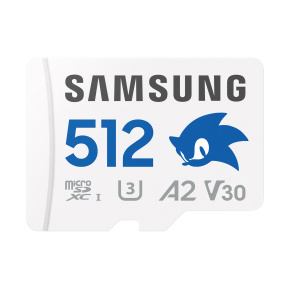 Samsung micro SDXC 512GB PRO plus Sonic + SD/micro SDXC/512GB/UHS-I U3 / Class 10/+ Adaptér/Biela