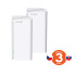 Tenda Nova MX21 Pro (2-pack) WiFi6E AXE5700 Mesh Gigabit systém, 6x GLAN/GWAN, WPA3, VPN, CZ app