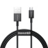 Baseus CAMYS-01 Superior Fast Charging Dátový Kábel MicroUSB 2A 1m Black