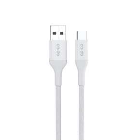 Epico Braided Cable 1,2m USB-C to USB-A - biela
