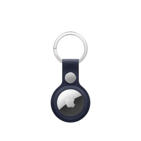AirTag FineWoven Key Ring - Navy AirTag FineWoven Key Ring - Navy