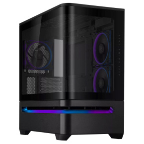 ASUS case PRIME AP202 TG ARGB FANS čierna