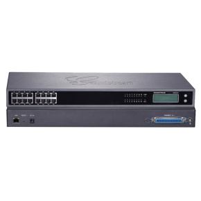Grandstream GXW4216 V2, VoIP, SIP, 16x FXS, 1x Gbit LAN, grafický displej, RJ21, rack
