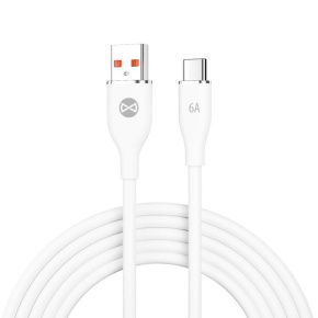 Dátový kábel Forever USB/USB-C 1m 66W biely
