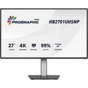 iiyama ProGraphic/HB2701UHSNP-B1/27"/IPS/4K UHD/60Hz/4ms/Čierna/3R