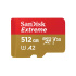 SanDisk Extreme/micro SDXC/512GB/UHS-I U3 / Class 10/+ Adaptér