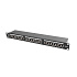 LANBERG PATCH PANEL 24 PORTOV 1U 19" CAT.6 FTP TIENE ČIERNY