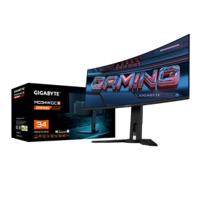 GIGABYTE LCD - 34" Gaming monitor MO34WQC2, OLED, 3440 x 1440 WQHD, 240Hz, 1.5M:1, 250cd/m2, 0.03ms, 2xHDMI, 1xDP GIGABYTE LCD - 34" Gaming monitor MO34WQC2, OLED, 3440 x 1440 WQHD, 240Hz, 1.5M:1, 250cd/m2, 0.03ms, 2xHDMI, 1xDP