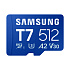 Samsung T7/Micro SDXC/512GB/UHS-I U3 / Class 10/Modrá
