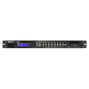 QNAP riadený switch QGD-1600-4G (16x GbE, 4core CPU, 4GB RAM, 2x 2,5" SATA, 2x PCIe, 1x HDMI, 3x USB)