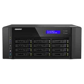 QNAP QAI-h1290FX-7302P-128G (AMD EPYC, 128GB ECC RAM, 12x 2,5" U.2, 2x M.2 NVMe, 2x 2,5Gb, 2x 25Gb)