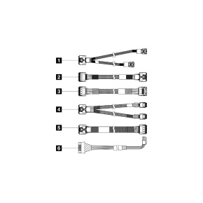 ThinkSystem SR650 V3 2.5" Front BP1 SAS/SATA cable