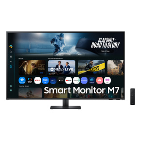 Samsung Smart Monitor/M70F/43"/VA/4K UHD/60Hz/4ms/Čierna/2R