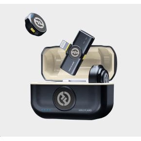 Hollyland Lark M2 Lightning - Wireless Lavalier Microphone with Lightning Plug (Duo,Shine Charcoal) Hollyland Lark M2 Lightning - Wireless Lavalier Microphone with Lightning Plug (Duo,Shine Charcoal)