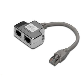 Rozvádzač PREMIUMCORD RJ45 (1 port ISDN + 1 port RJ45 10/100Base T)