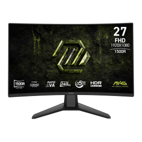 MSI MAG/274CF X24/27"/VA/FHD/240Hz/0,5ms/Čierna/3R MSI MAG/274CF X24/27"/VA/FHD/240Hz/0,5ms/Čierna/3R