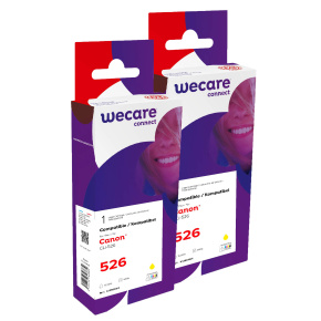 WECARE ARMOR sada ink kompatibilná s CANON CLI526Y 2x10,5 ml, žltá, CLI-526 Y