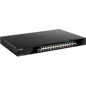 D-Link DGS-1520-28MP 20 portov GE PoE + 4 portov 2.5 GE PoE + 2 10GE portov + 2 SFP+ Smart Man. Switch