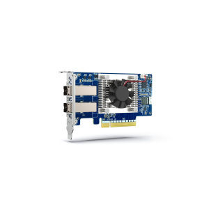 QNAP 2-port miniSAS HD hosť bus adaptér, Broadcom Aero SAS3808, PCIe 4.0 x 8 pre TL SAS JBOD series
