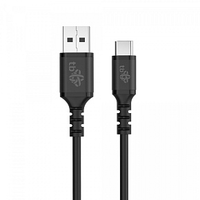 TB USB A - USB C kábel 50 cm silicone black TB USB A - USB C kábel 50 cm silicone black