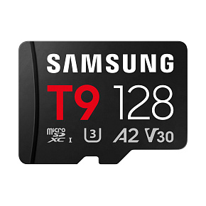 Samsung T9/Micro SDXC/128GB/UHS-I U3 / Class 10/+ Adaptér/Čierna