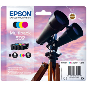 EPSON multipack 4 farby, 502 Ink, štandard EPSON multipack 4 farby, 502 Ink, štandard