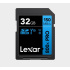 Lexar SDHC 800x Pro UHS-I cards, C10 (V10) U1, R150, 32GB