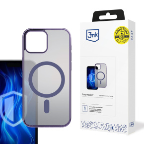3mk ochranný kryt Frosty MagCase Purple pro Apple iPhone 15 3mk ochranný kryt Frosty MagCase Purple pro Apple iPhone 15