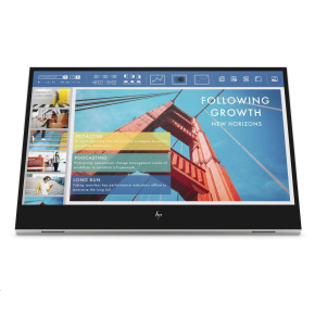 Monitor HP LCD EliteDisplay E14 G4 Portable 2x USB-C 14" (IPS, 1920 x 1080, 16:9, 400 NITS, 800:1, 5 ms, 2x USB-C)