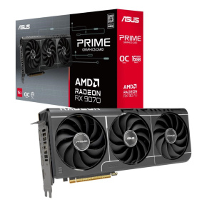 ASUS VGA AMD Radeon RX 9070 PRIME OC EVO 16GB, RX 9070, 16GB GDDR6, 3xDP, 1xHDMI