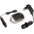 Nabíjačka T6 Power Sony NP-F330/950, NP-FM50/70/90, NP-QM50/70/90, BN-V607, NP-FM55H, 230V, 12V, 1A