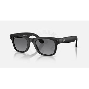 Meta Ray-Ban Gen2 Wayfarer, Matte Black, Grey Polarized Gradient Meta Ray-Ban Gen2 Wayfarer, Matte Black, Grey Polarized Gradient