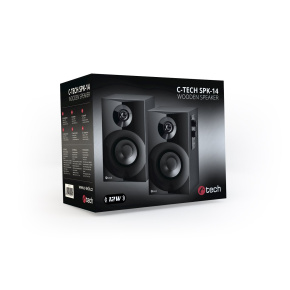 C-TECH repro SPK-14, 2.0, drevený, čierny C-TECH repro SPK-14, 2.0, drevený, čierny