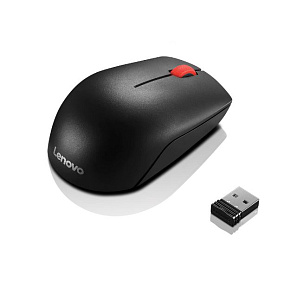Lenovo Essential/Cestovná/Optická/1 000 DPI/Bezdrôtová USB/Čierna Lenovo Essential/Cestovná/Optická/1 000 DPI/Bezdrôtová USB/Čierna