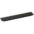 19" záslepka 4U plastový zámok RAL9005 čierna