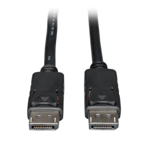 Kábel DisplayPort so západkou, 4K 60Hz, (Samec/Samec), 0.91m