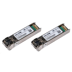 Mikrotik SFP28 optický modul XS+2733LC15D, SM, 15km, 1/10/25G, 15km, 1xLC