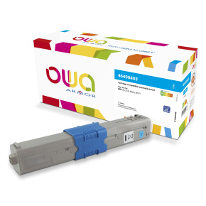 OWA Armor toner kompatibilný s OKI 46490403, 1500st, modrá/cyan OWA Armor toner kompatibilný s OKI 46490403, 1500st, modrá/cyan