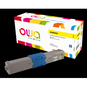 OWA Armor toner kompatibilný s OKI 46490605, 6000st, žltá/yellow OWA Armor toner kompatibilný s OKI 46490605, 6000st, žltá/yellow