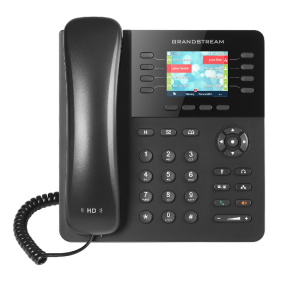 Grandstream GXP2135, 2,8" TFT bar. displej, 4SIP účty, 8prog. hr., 32digital BLF, BT, dual Gbit port