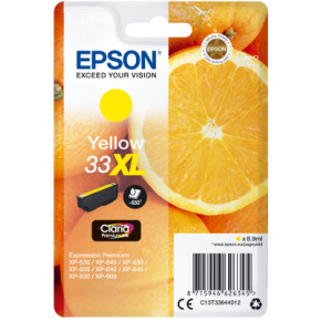 Epson Singlepack Yellow 33XL Claria Premium Ink Epson Singlepack Yellow 33XL Claria Premium Ink