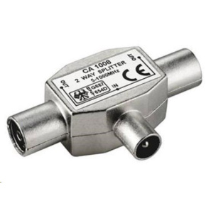 Kombinátor TV antén PremiumCord - konektor IEC 75 Ohm 1xM-2xF Kombinátor TV antén PremiumCord - konektor IEC 75 Ohm 1xM-2xF