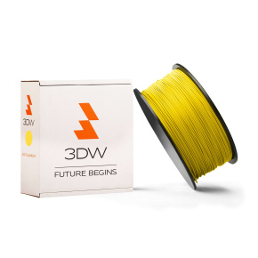 3DW - PLA filament 1,75mm žltá, 0,5kg, tlač 190-210°C
