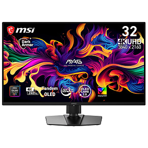 MSI MAG/321UP X24/31,5"/QD-OLED/4K UHD/240Hz/0,03ms/Čierna/3R