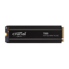 Crucial T500/4TB/SSD/M.2 NVMe/Čierna/Heatsink/5R Crucial T500/4TB/SSD/M.2 NVMe/Čierna/Heatsink/5R