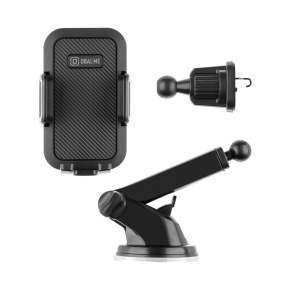 OBAL:ME TrioMount Držiak do Autá Black OBAL:ME TrioMount Držiak do Autá Black