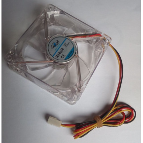 EUROCASE ventilátor 80mm, 12V/0,15A, prosvětlený RGB (3-pin) EUROCASE ventilátor 80mm, 12V/0,15A, prosvětlený RGB (3-pin)